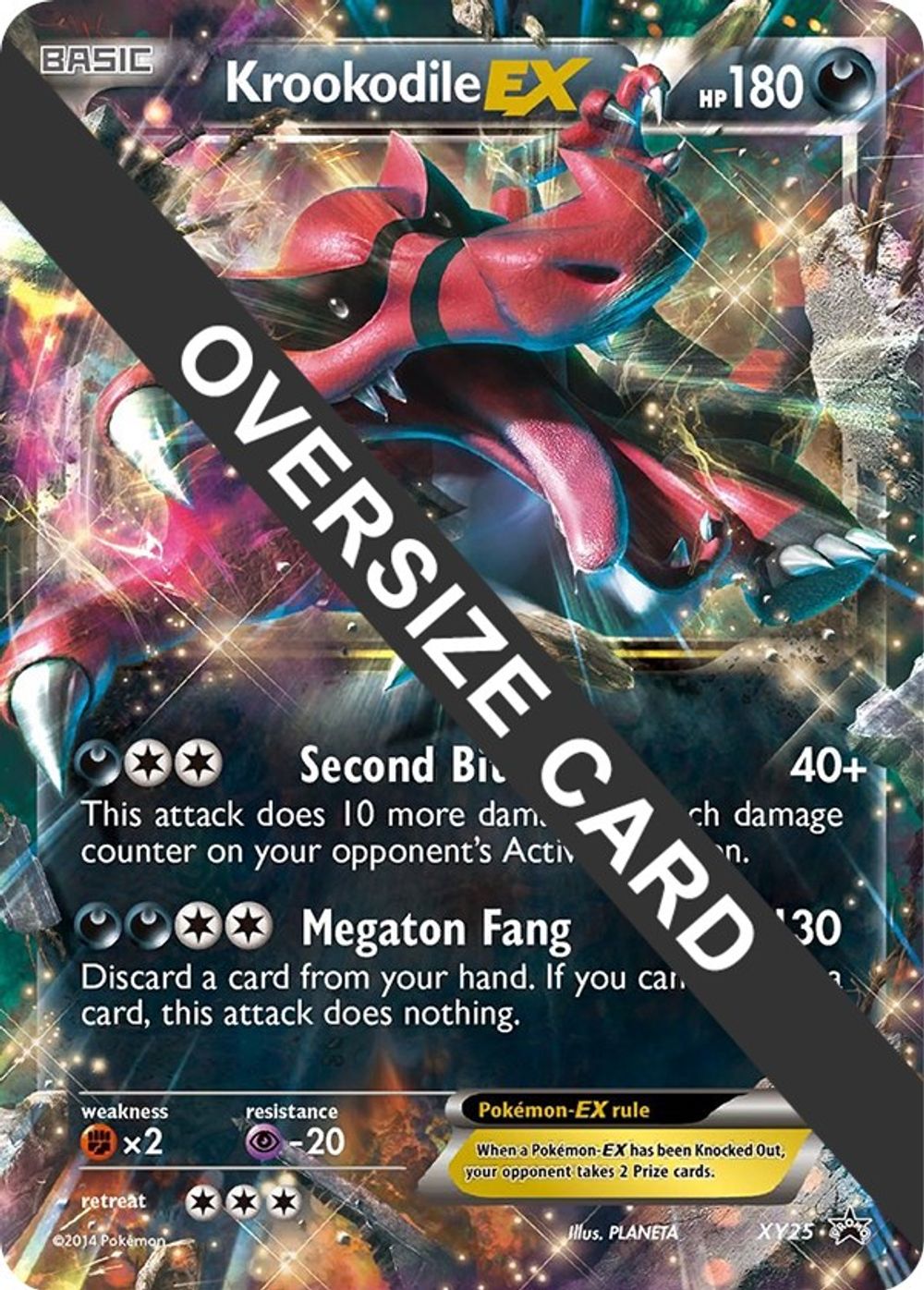 Krookodile EX - XY25 — Jumbo Cards