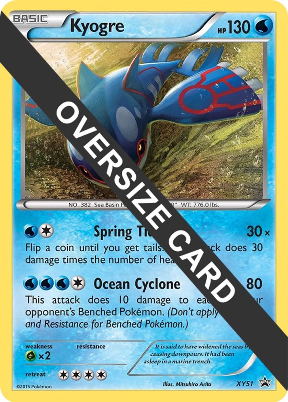 Kyogre - XY51 — Jumbo Cards