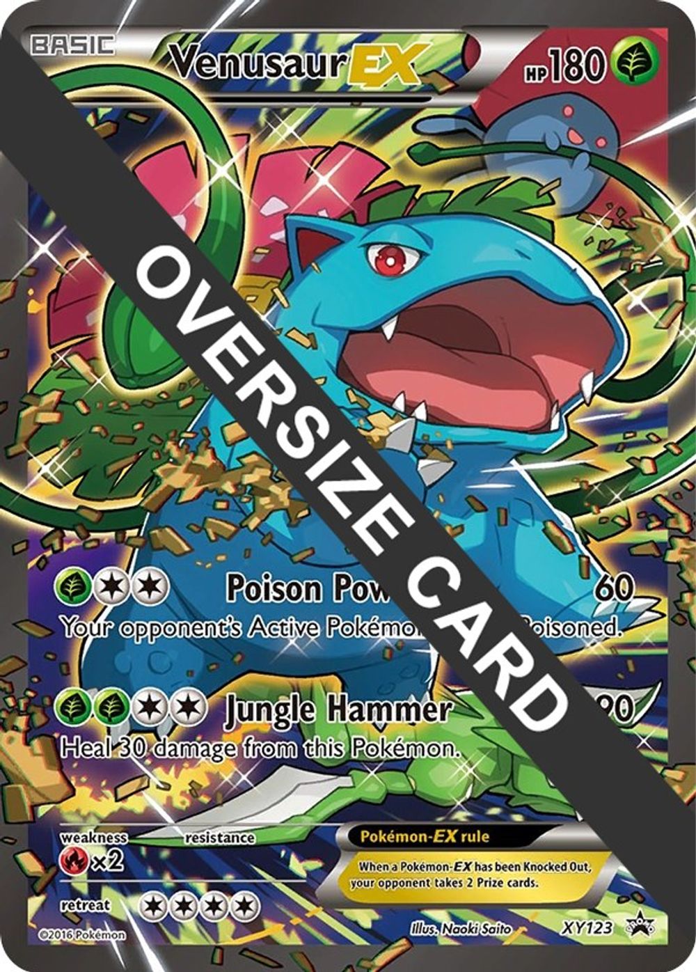 Venusaur EX - XY123 — Jumbo Cards