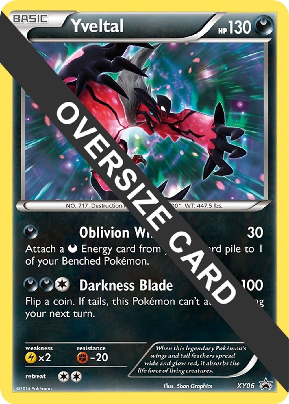 Yveltal - XY06 — Jumbo Cards