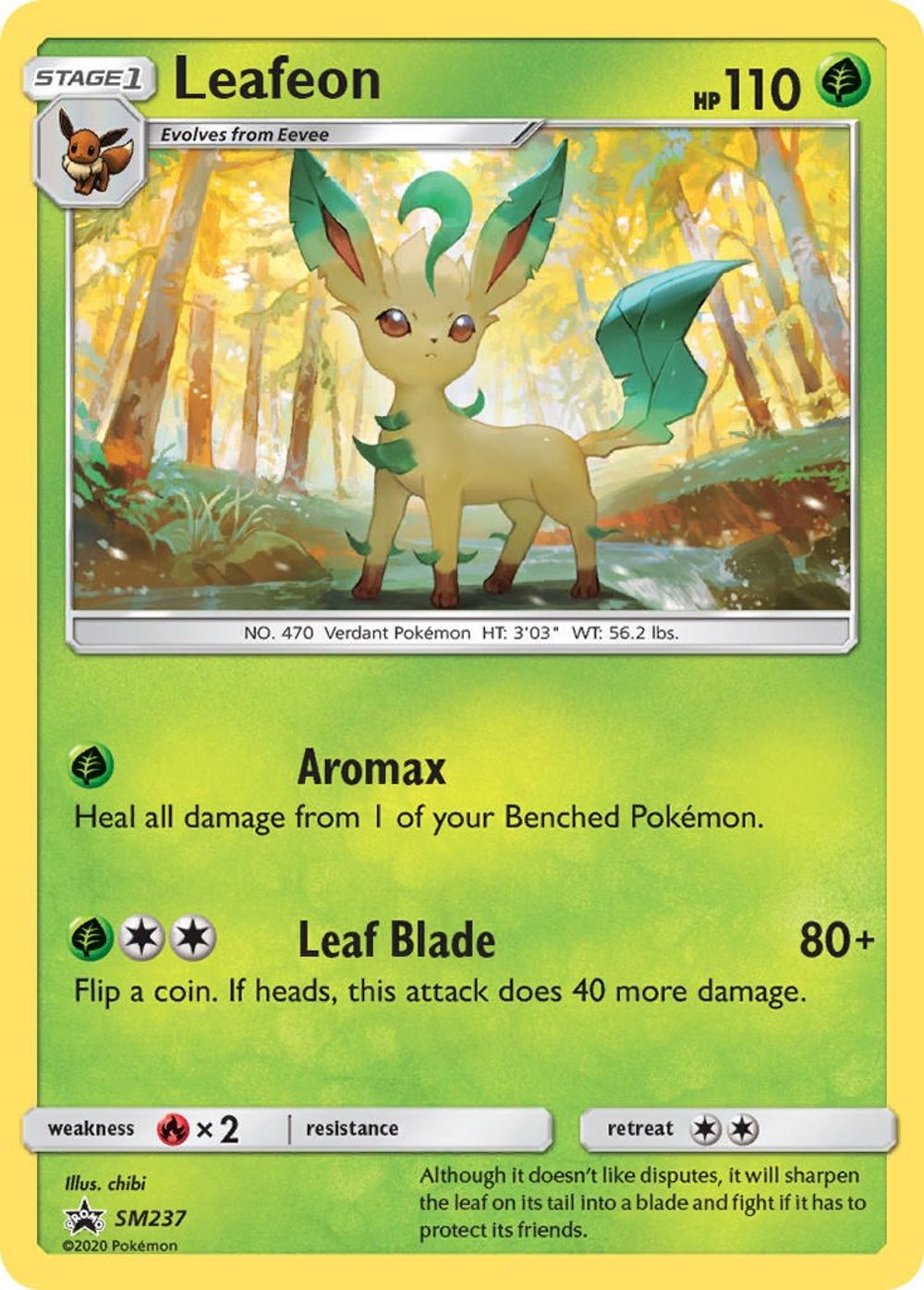 Leafeon - SM237 — SM Promos