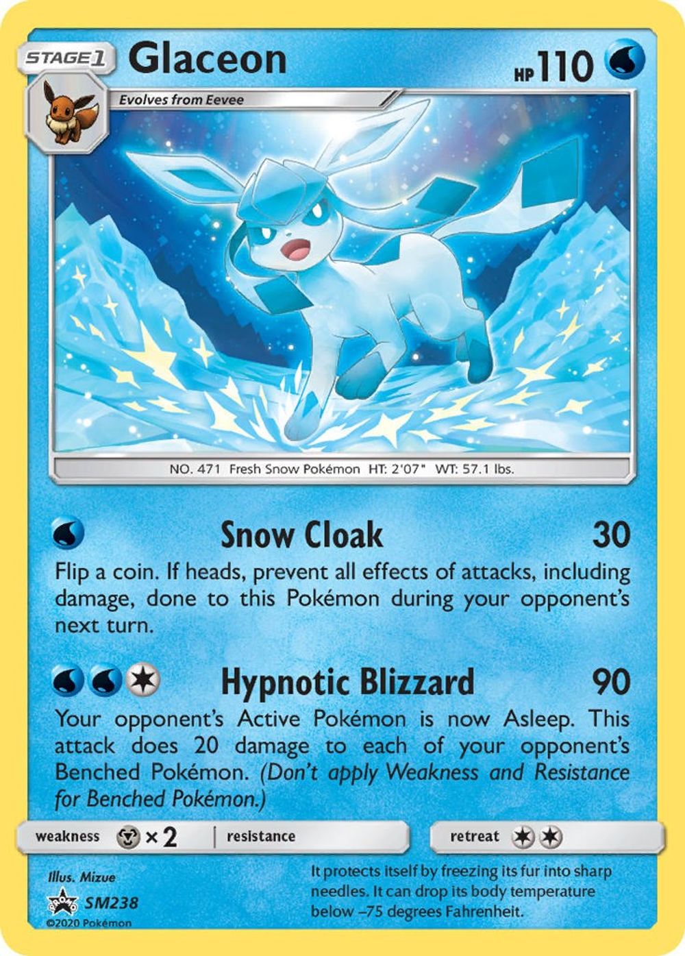 Glaceon - SM238 — SM Promos