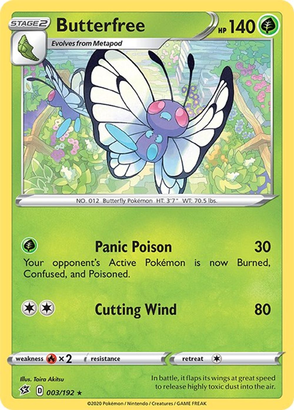 Butterfree — SWSH02: Rebel Clash