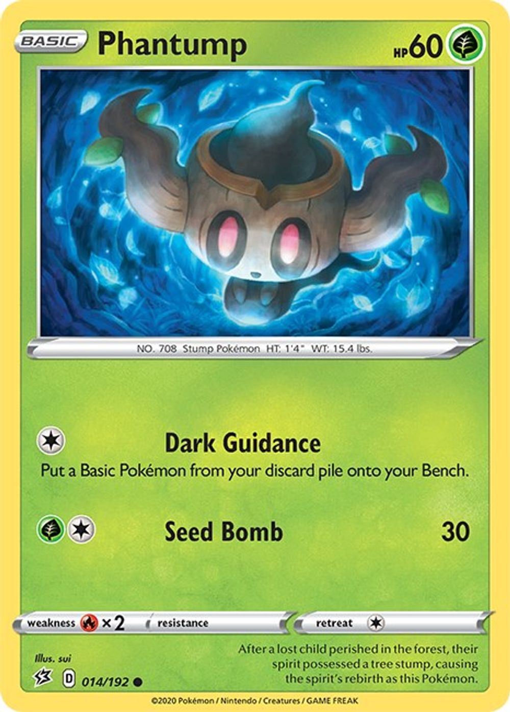 Phantump — SWSH02: Rebel Clash