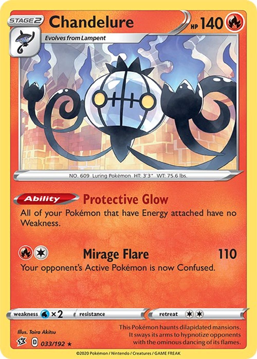 Chandelure — SWSH02: Rebel Clash