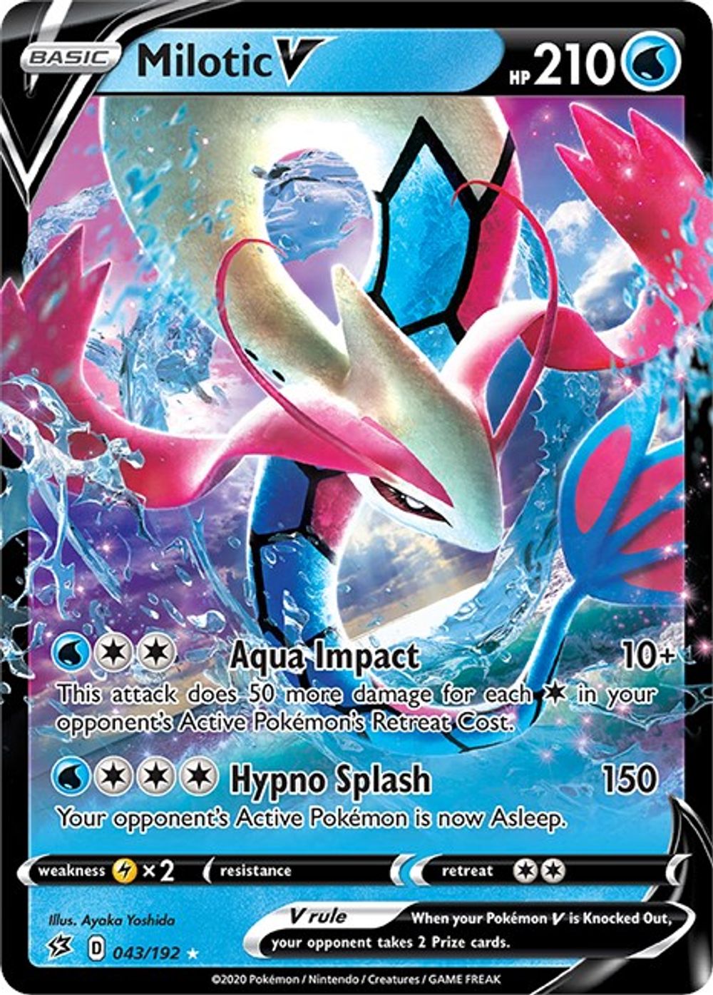 Milotic V — SWSH02: Rebel Clash