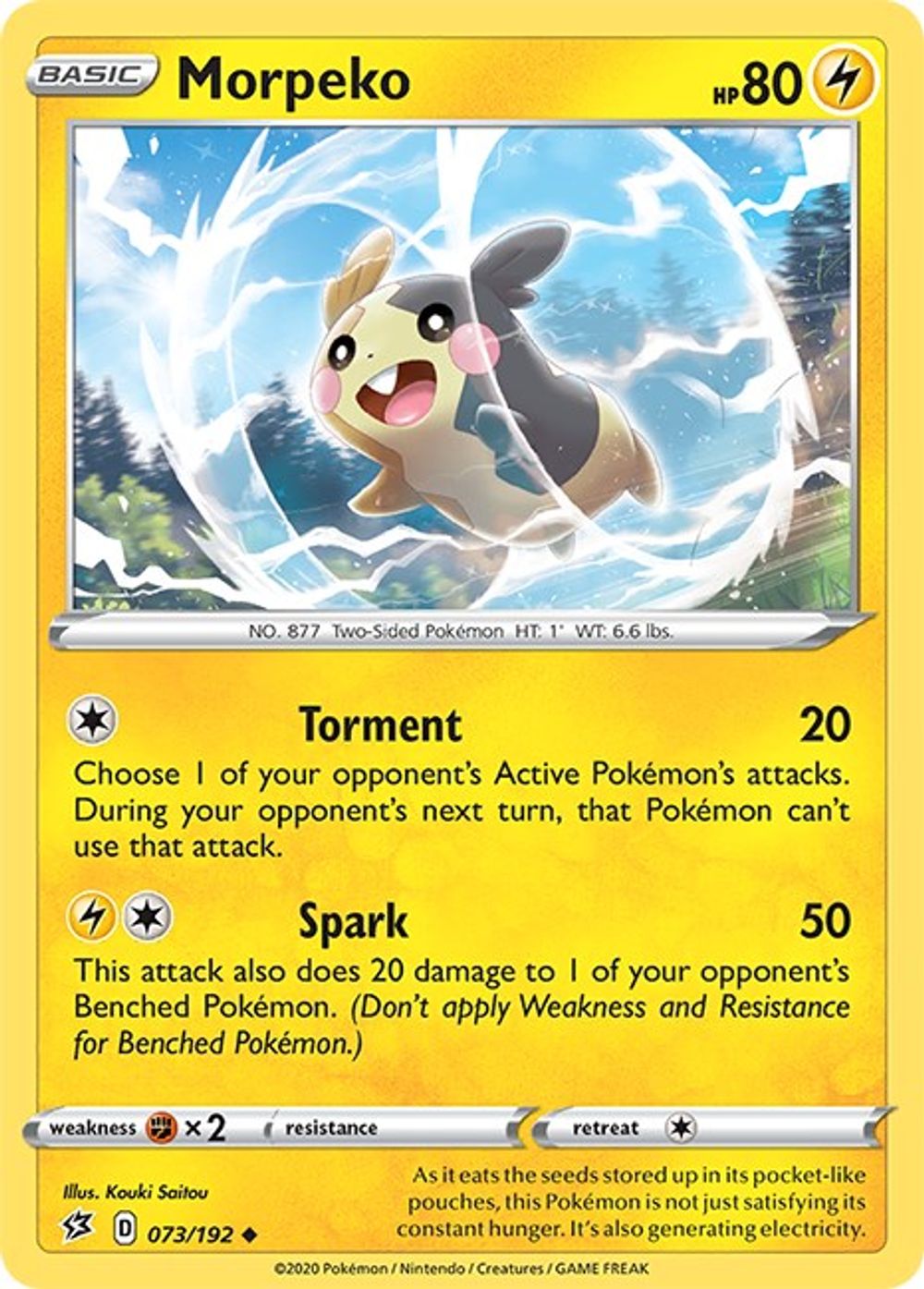 Morpeko — SWSH02: Rebel Clash