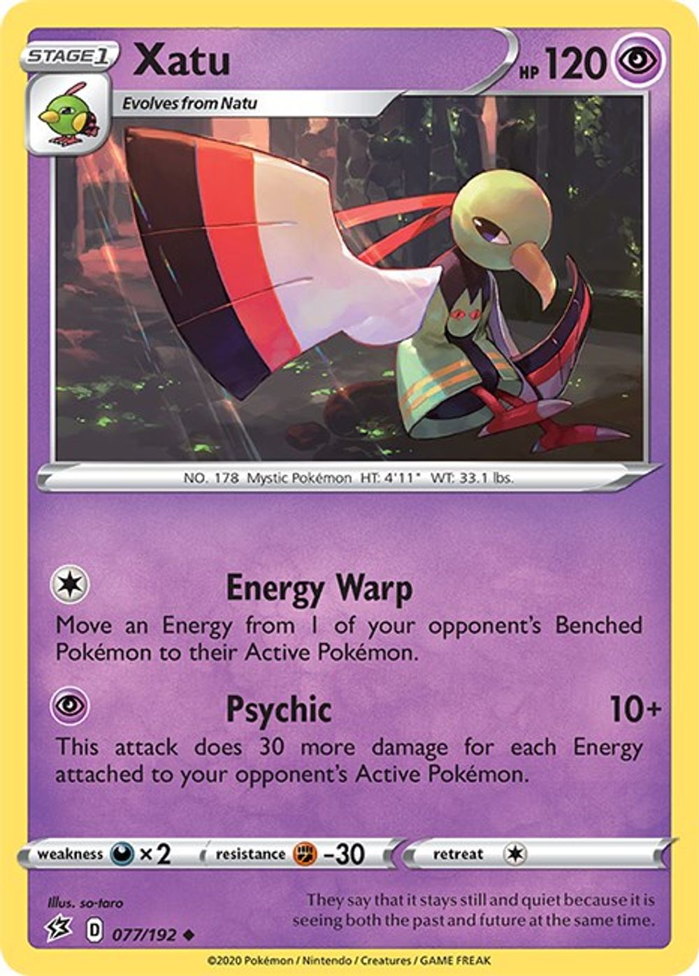 Xatu — SWSH02: Rebel Clash