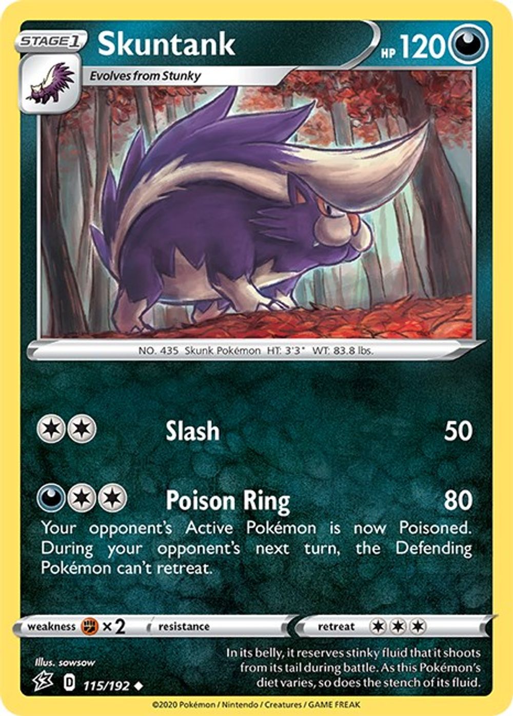 Skuntank — SWSH02: Rebel Clash
