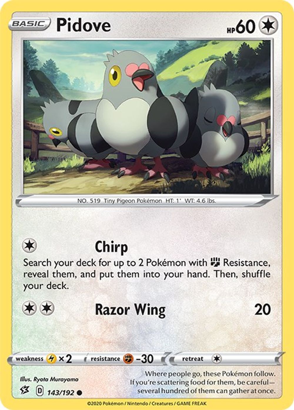 Pidove — SWSH02: Rebel Clash