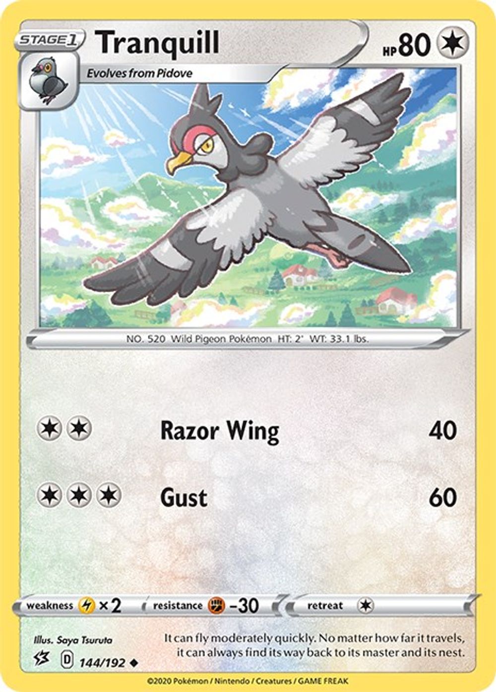 Tranquill — SWSH02: Rebel Clash