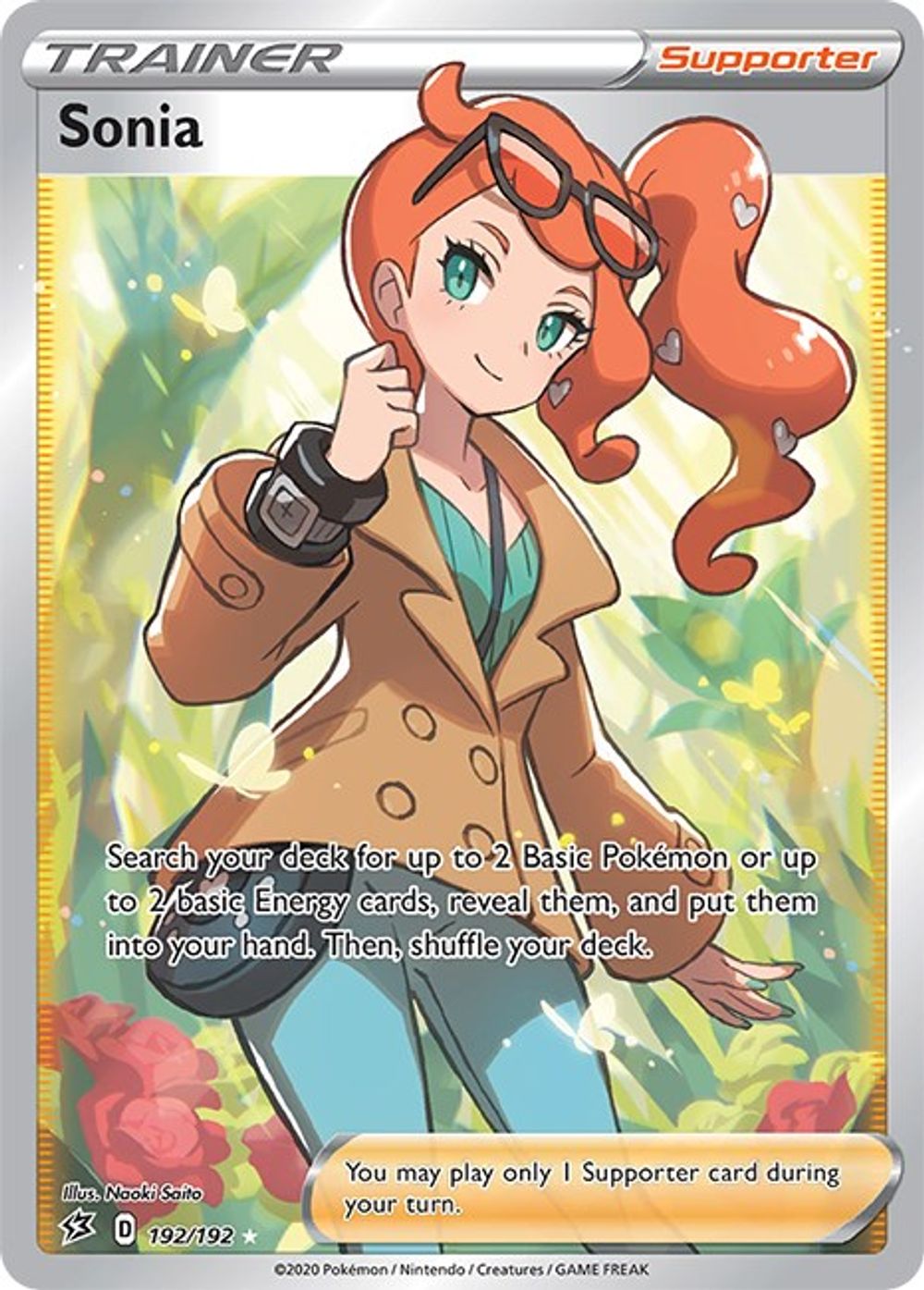 Sonia (Full Art) — SWSH02: Rebel Clash