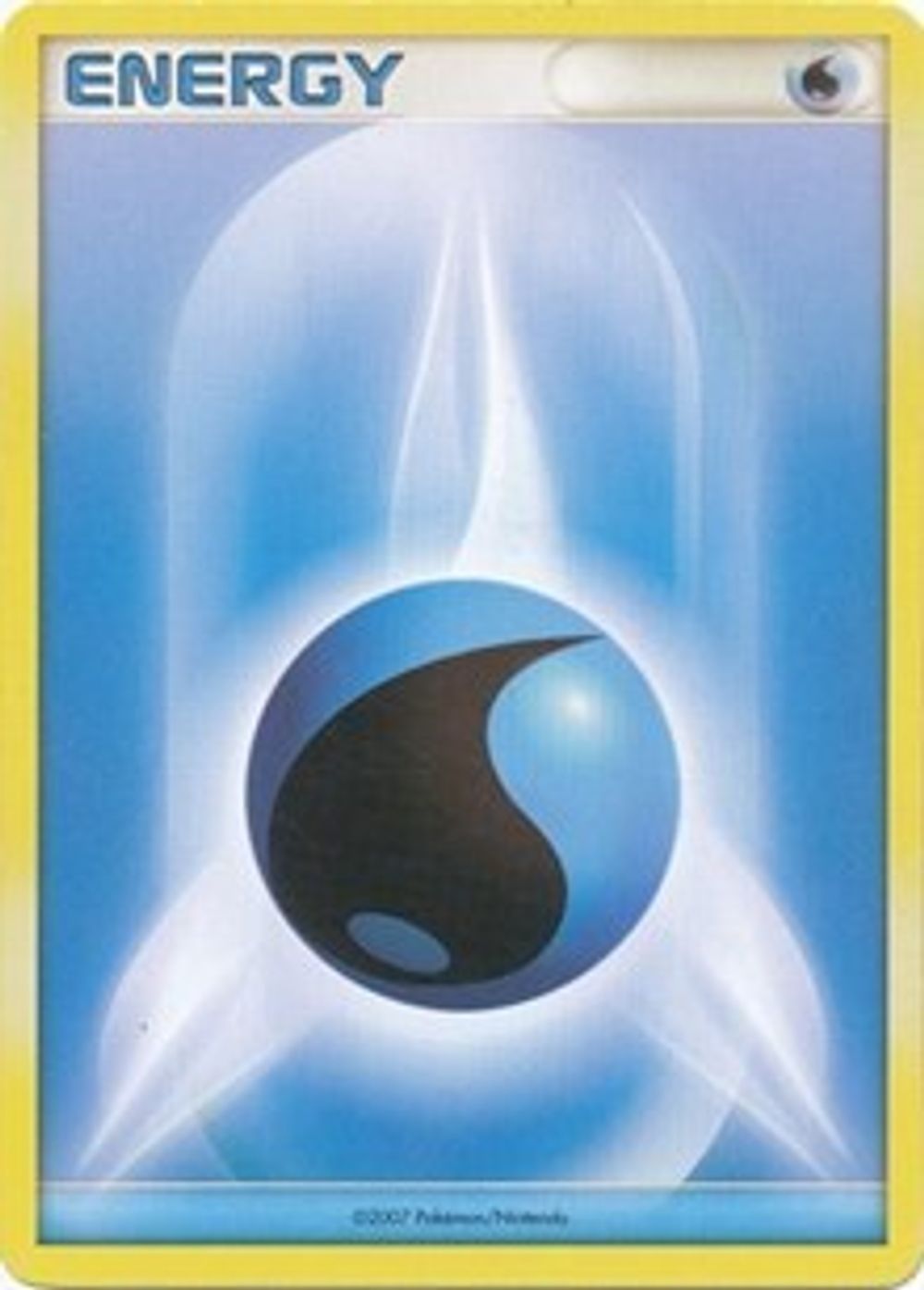 Water Energy (2007 Unnumbered D/P Style Non-Holo) — League & Championship Cards