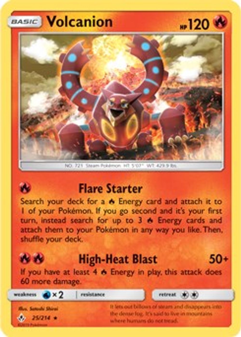 Volcanion - 25/214 — Deck Exclusives