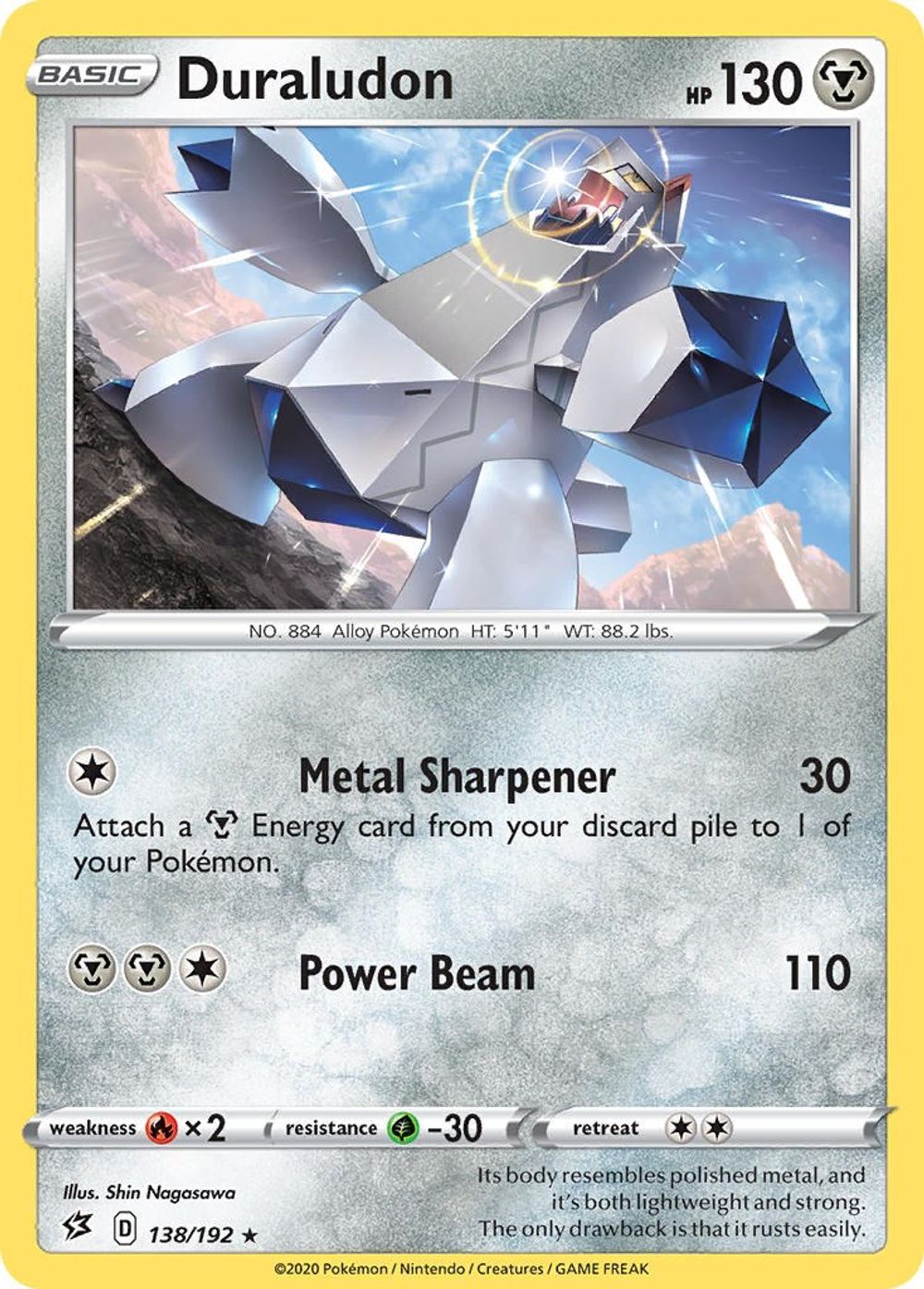 Duraludon - 138/192 (SWSH Rebel Clash) — Deck Exclusives
