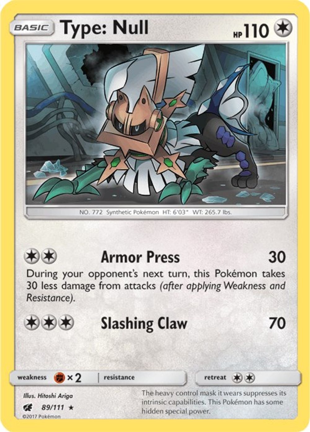 Type: Null - 89/111 (SM Crimson Invasion) — Deck Exclusives