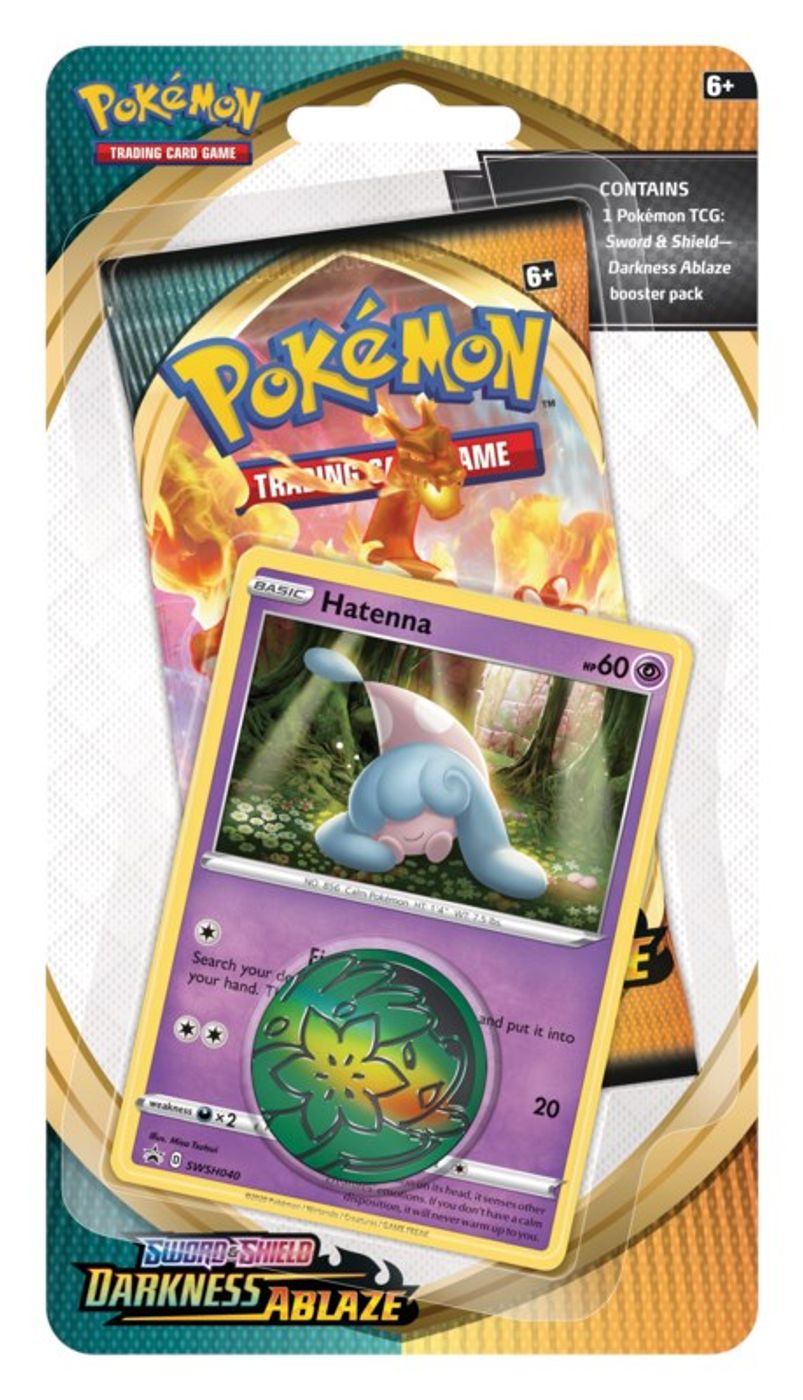 Darkness Ablaze Single Pack Blister [Hatenna] — SWSH03: Darkness Ablaze