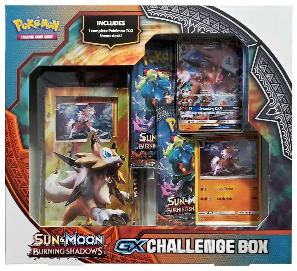 Lycanroc GX Challenge Box — SM - Burning Shadows