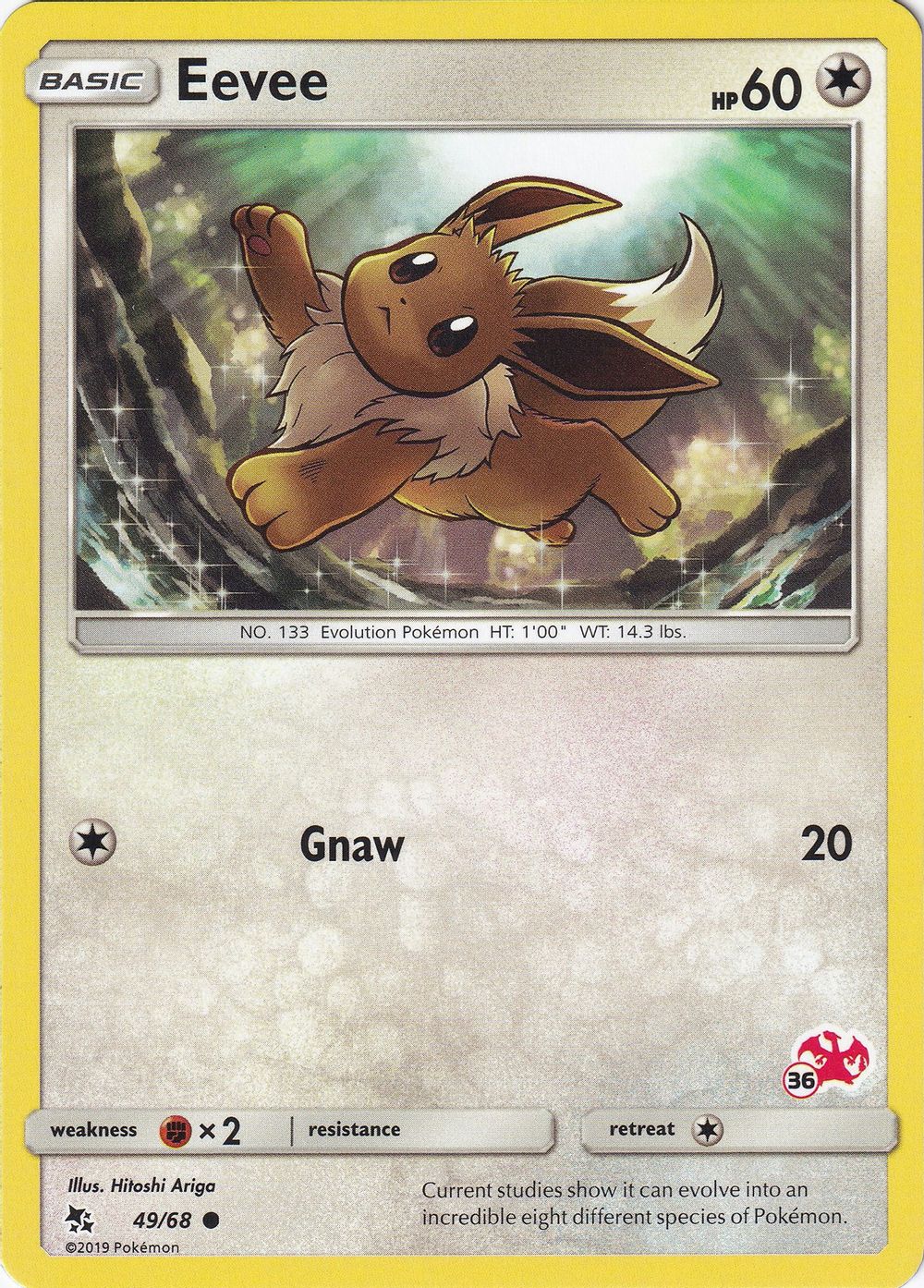 Eevee - 49/68 (#36 Charizard Stamped) — Battle Academy