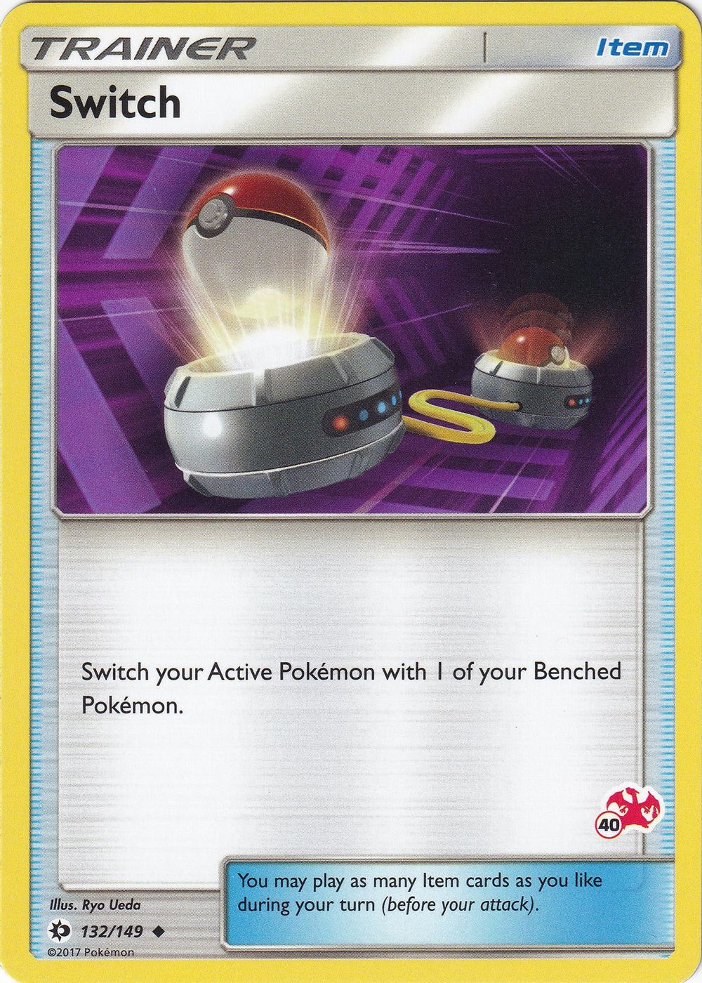 Switch - 132/149 (#40 Charizard Stamped) — Battle Academy