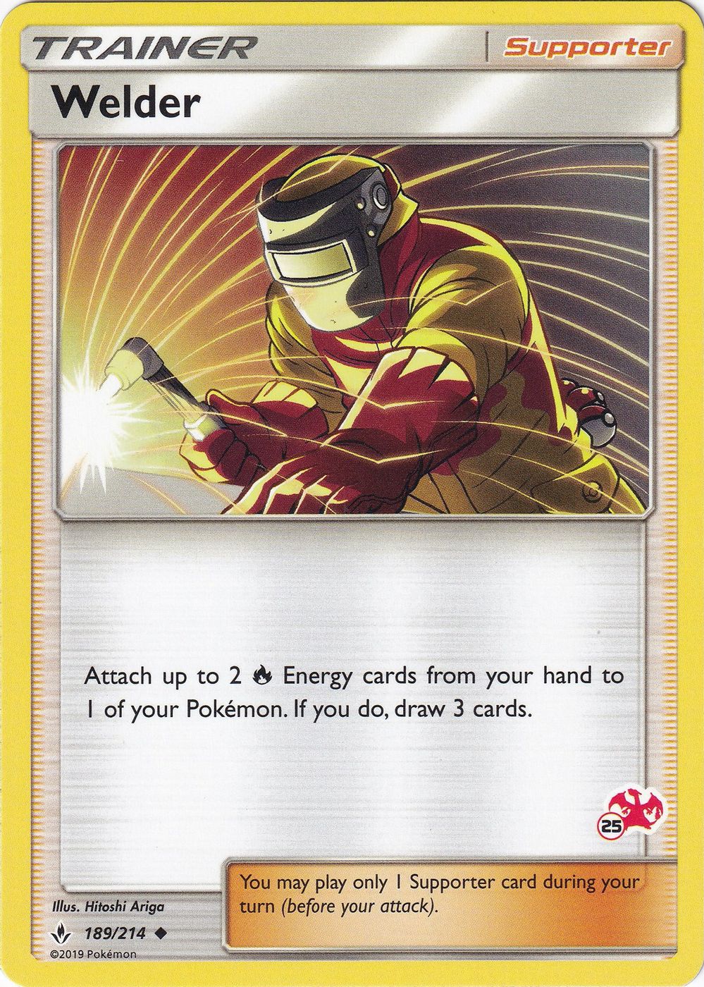Welder - 189/214 (#25 Charizard Stamped) — Battle Academy