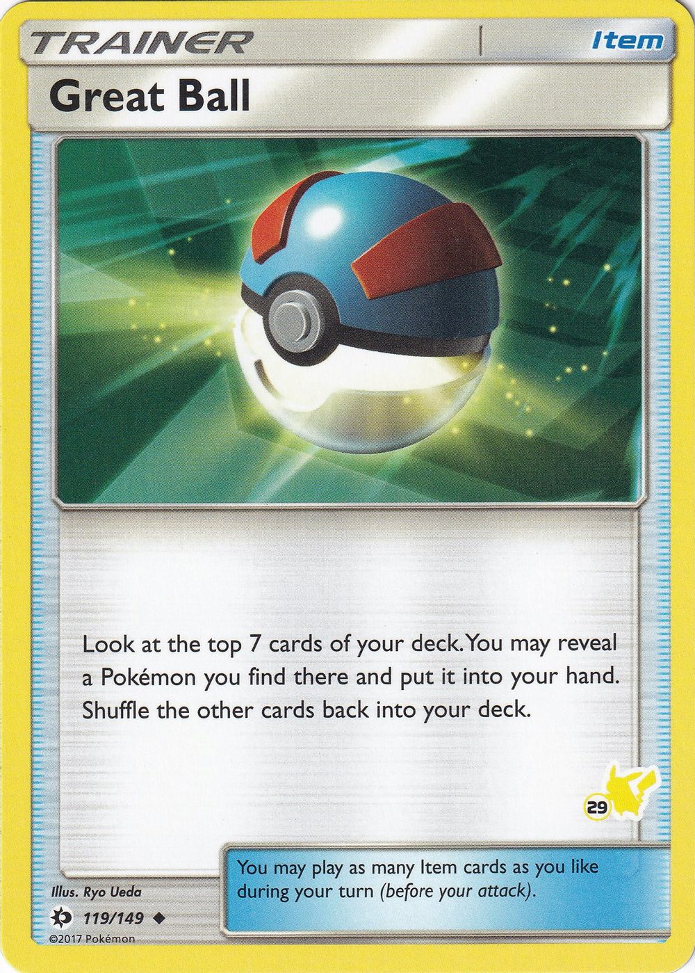 Great Ball - 119/149 (#29 Pikachu Stamped) — Battle Academy