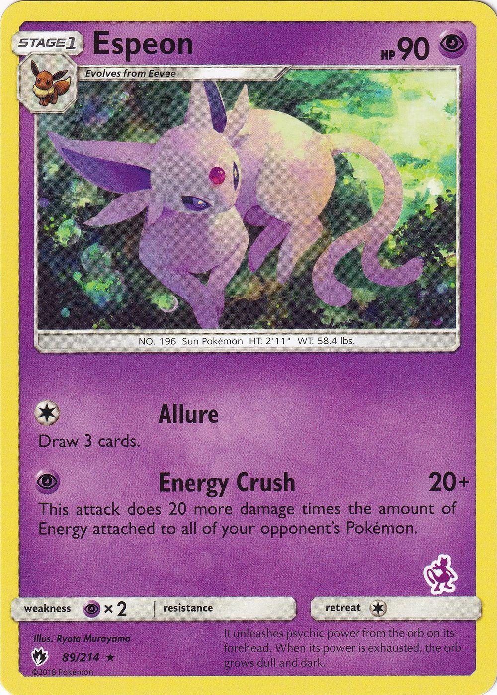 Espeon - 89/214 (Mewtwo Stamped) — Battle Academy