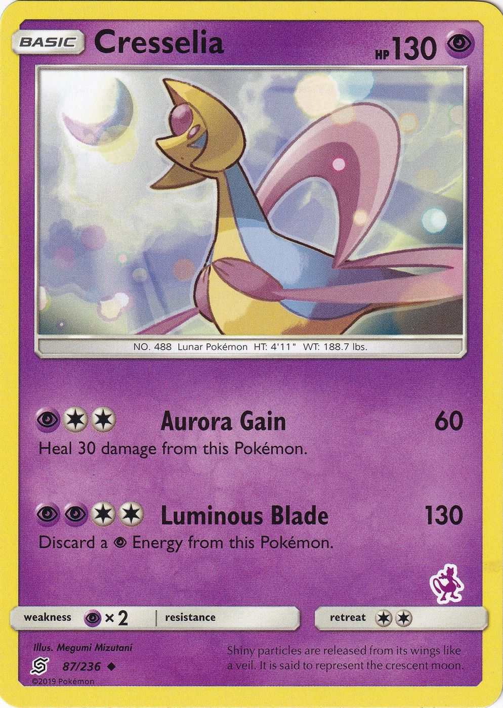 Cresselia - 87/236 (Mewtwo Stamped) — Battle Academy
