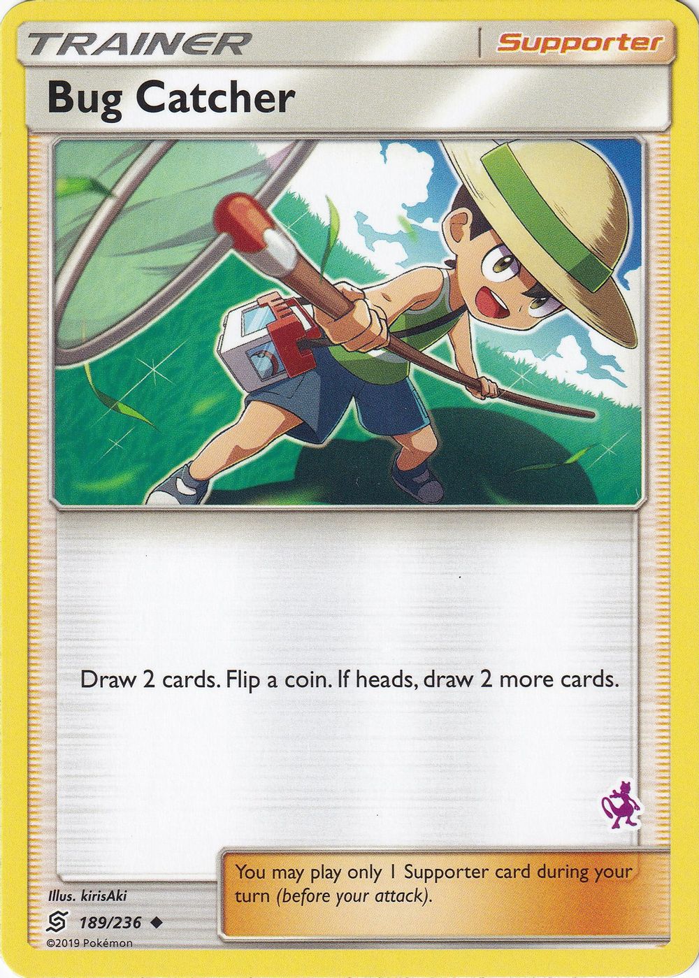 Bug Catcher - 189/236 (Mewtwo Stamped) — Battle Academy