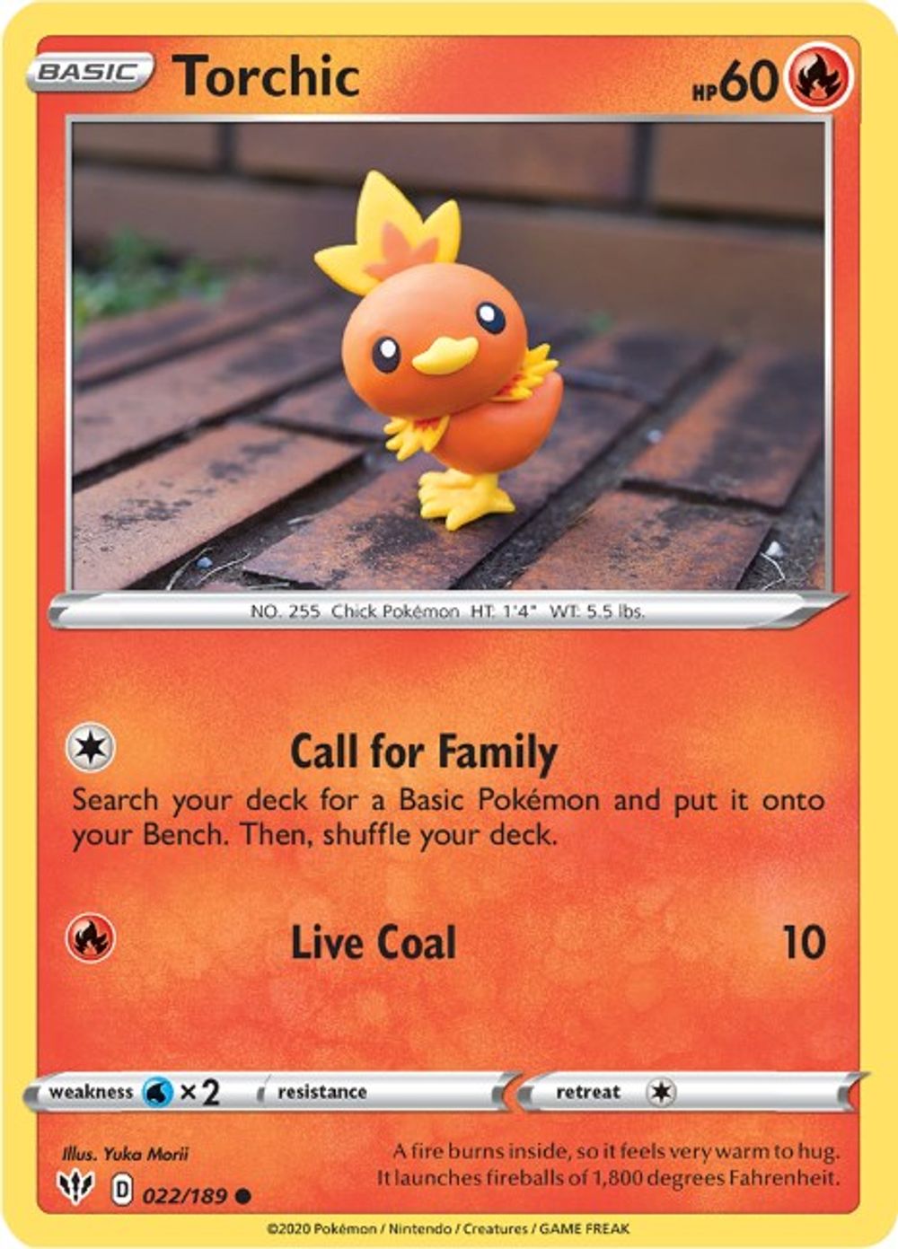 Torchic — SWSH03: Darkness Ablaze