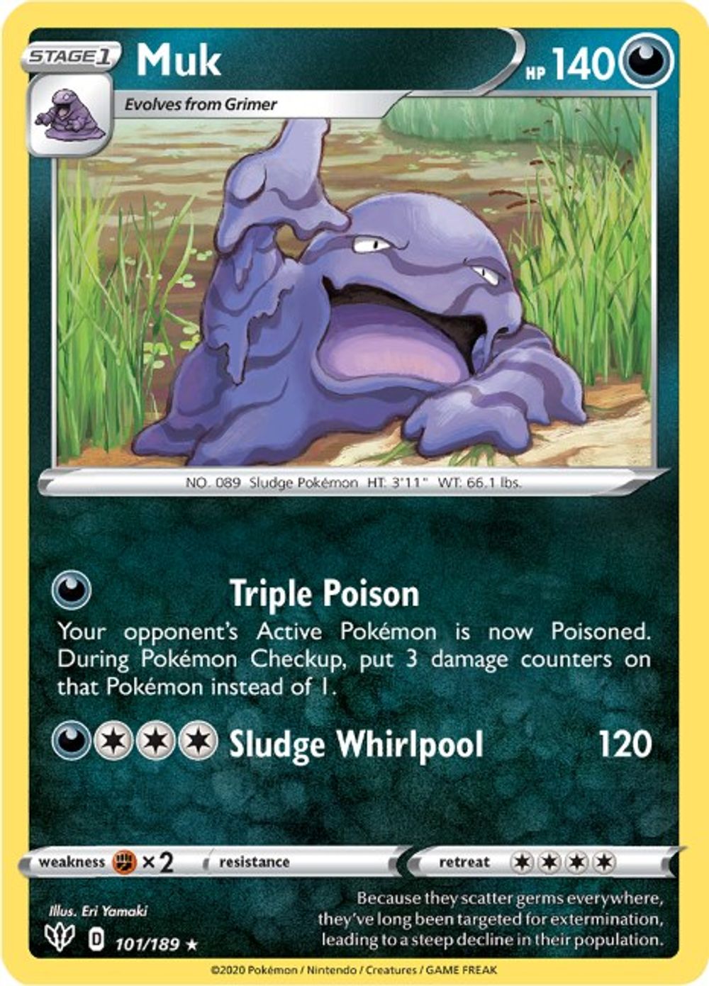 Muk — SWSH03: Darkness Ablaze