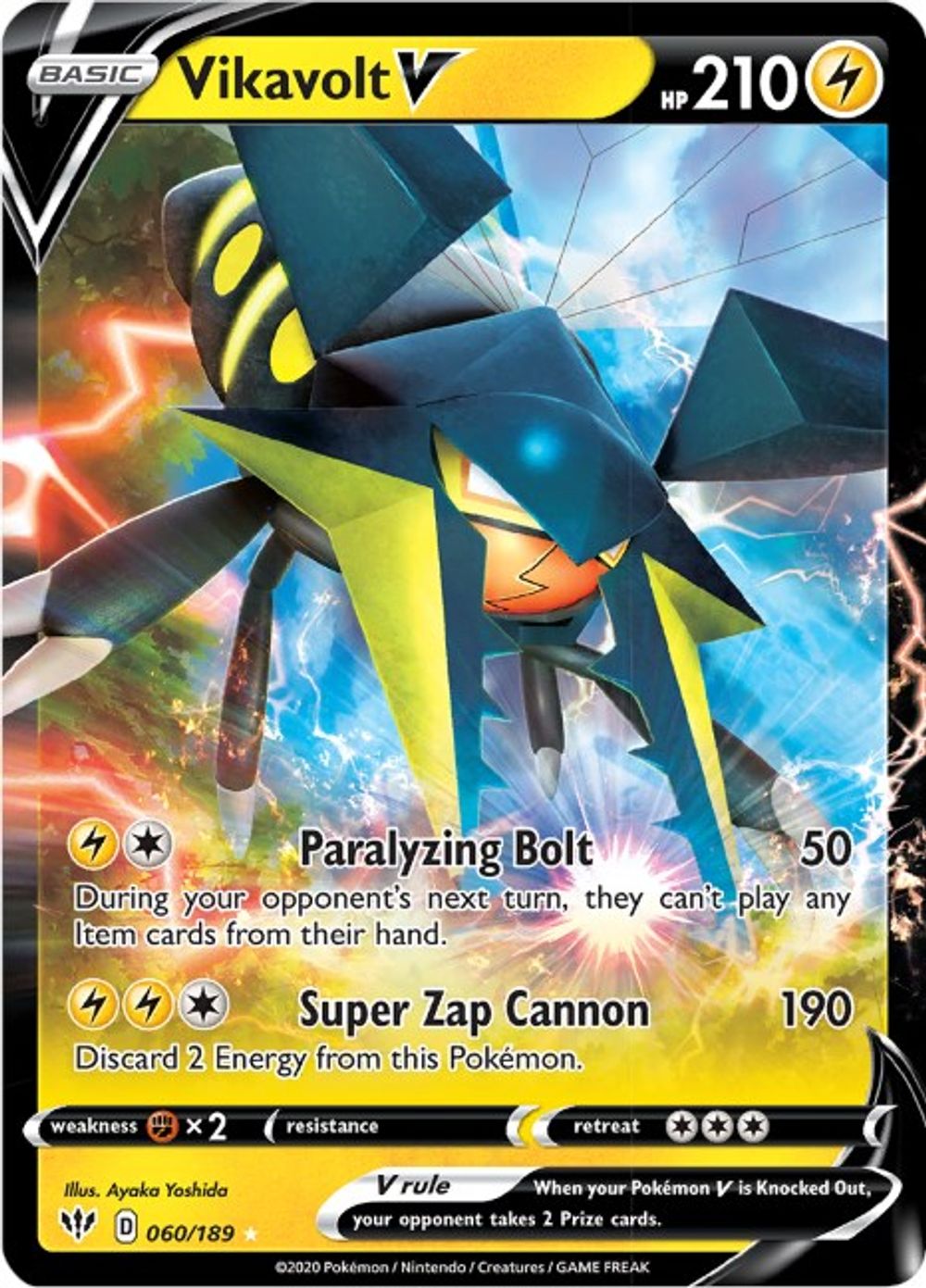 Vikavolt V — SWSH03: Darkness Ablaze