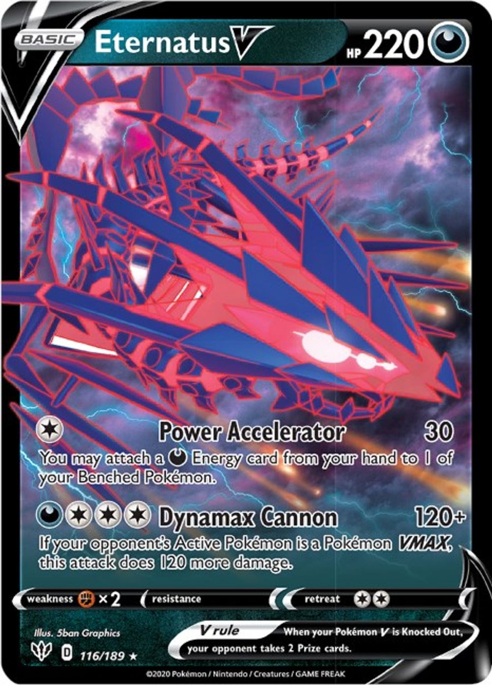 Eternatus V — SWSH03: Darkness Ablaze