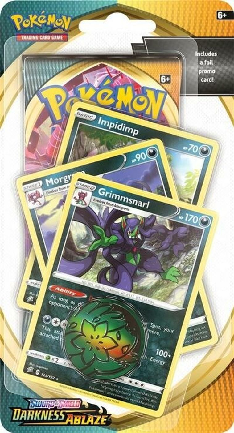 Darkness Ablaze Premium Checklane Blister [Grimmsnarl] — SWSH03: Darkness Ablaze