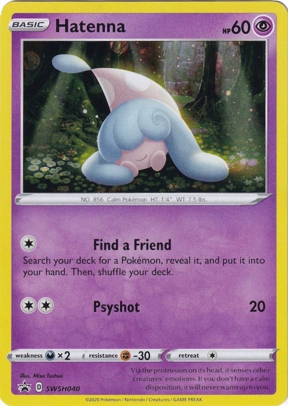 Hatenna - SWSH040 — SWSH: Sword & Shield Promo Cards
