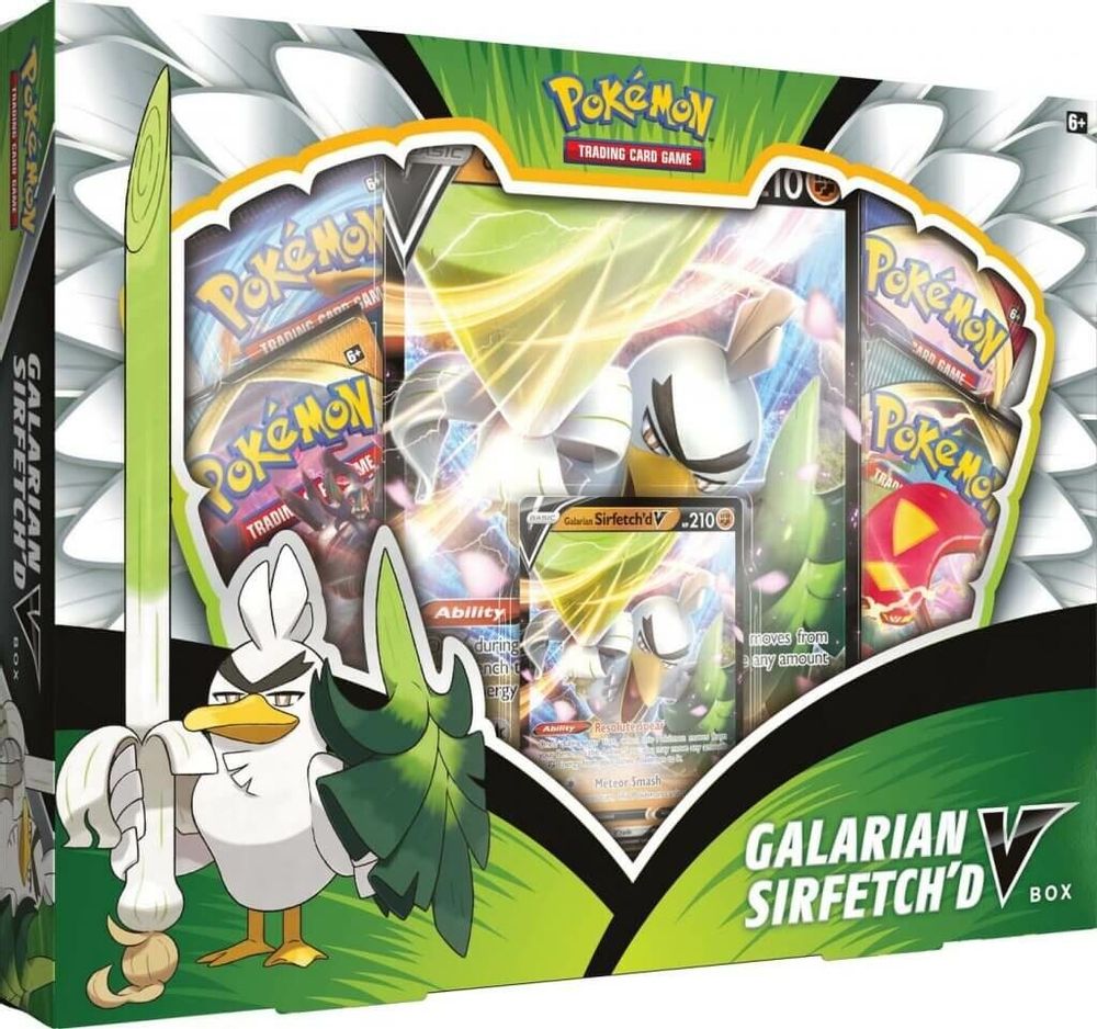 Galarian Sirfetch'd V Box — SWSH03: Darkness Ablaze
