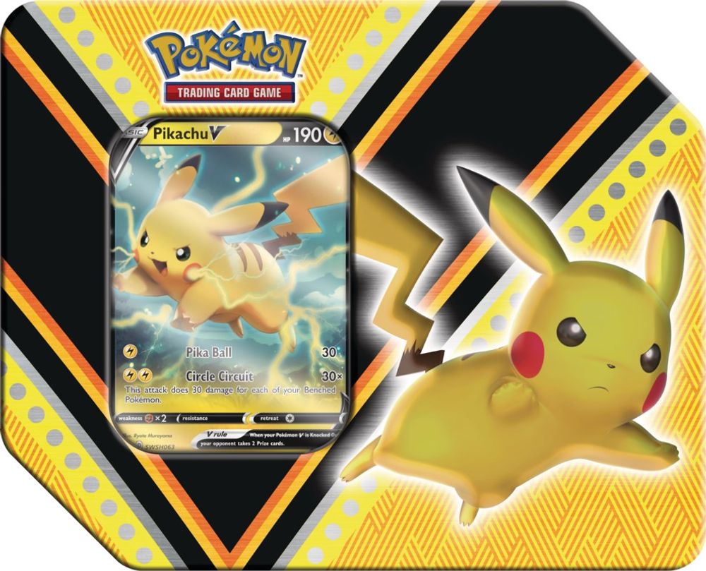 V Powers Tin [Pikachu V] — Miscellaneous Cards & Products
