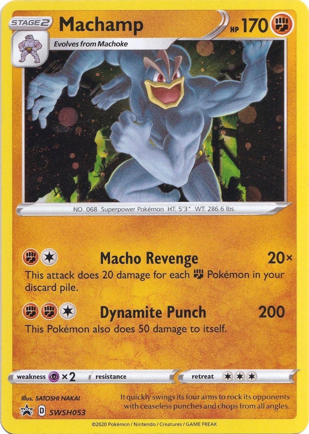 Machamp - SWSH053 — SWSH: Sword & Shield Promo Cards
