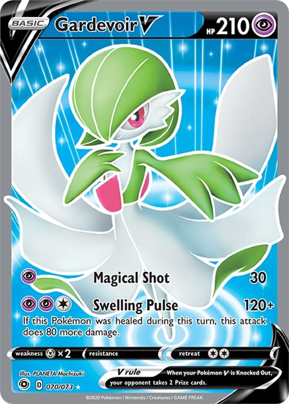 Gardevoir V (Full Art) — Champion's Path
