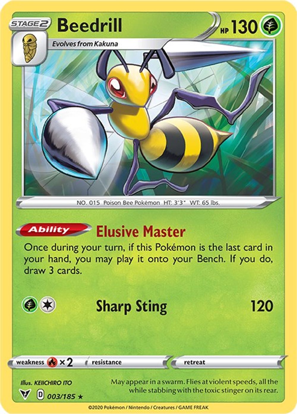 Beedrill — SWSH04: Vivid Voltage
