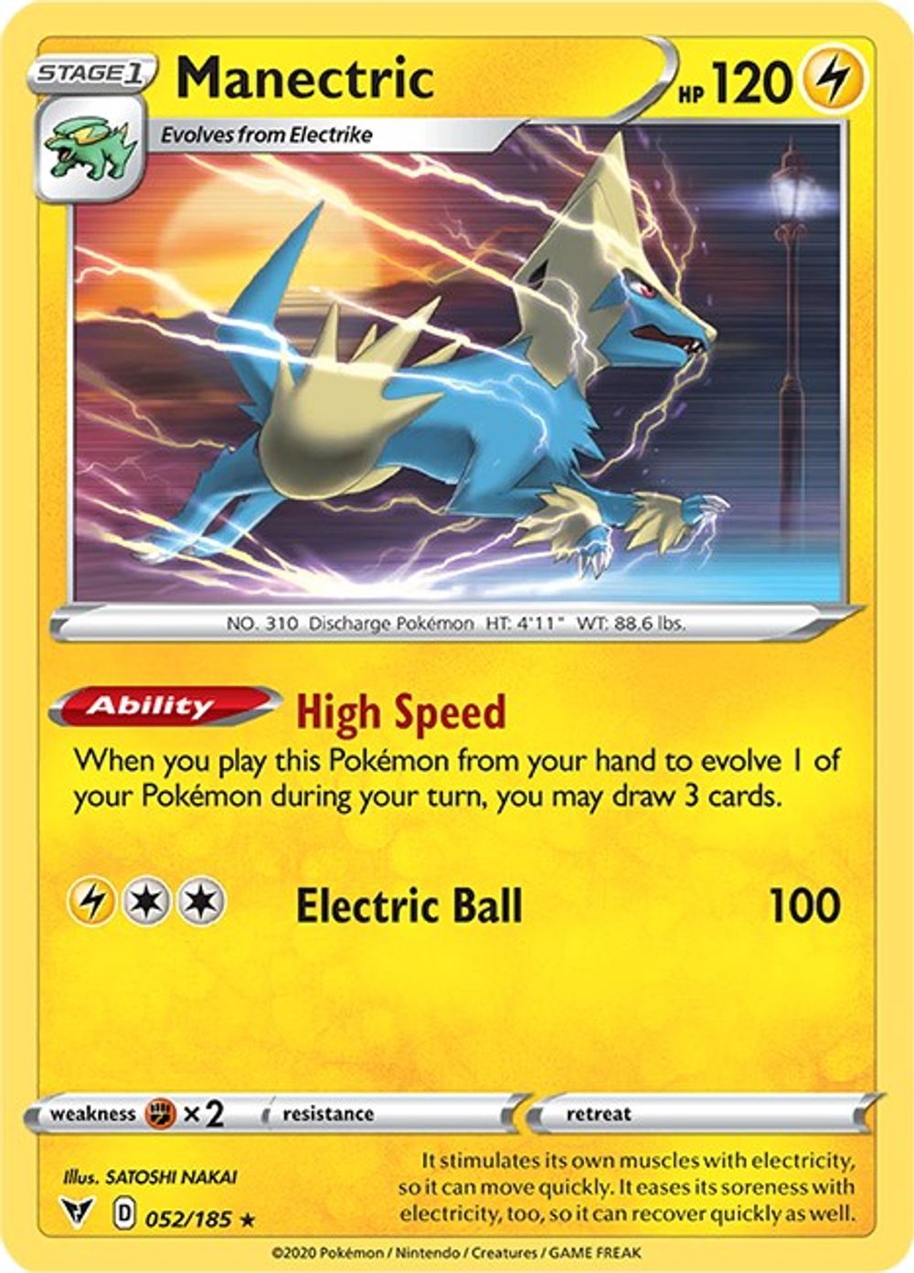 Manectric — SWSH04: Vivid Voltage