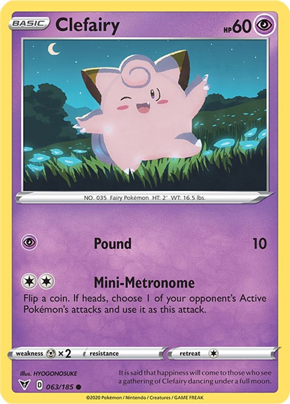 Clefairy — SWSH04: Vivid Voltage