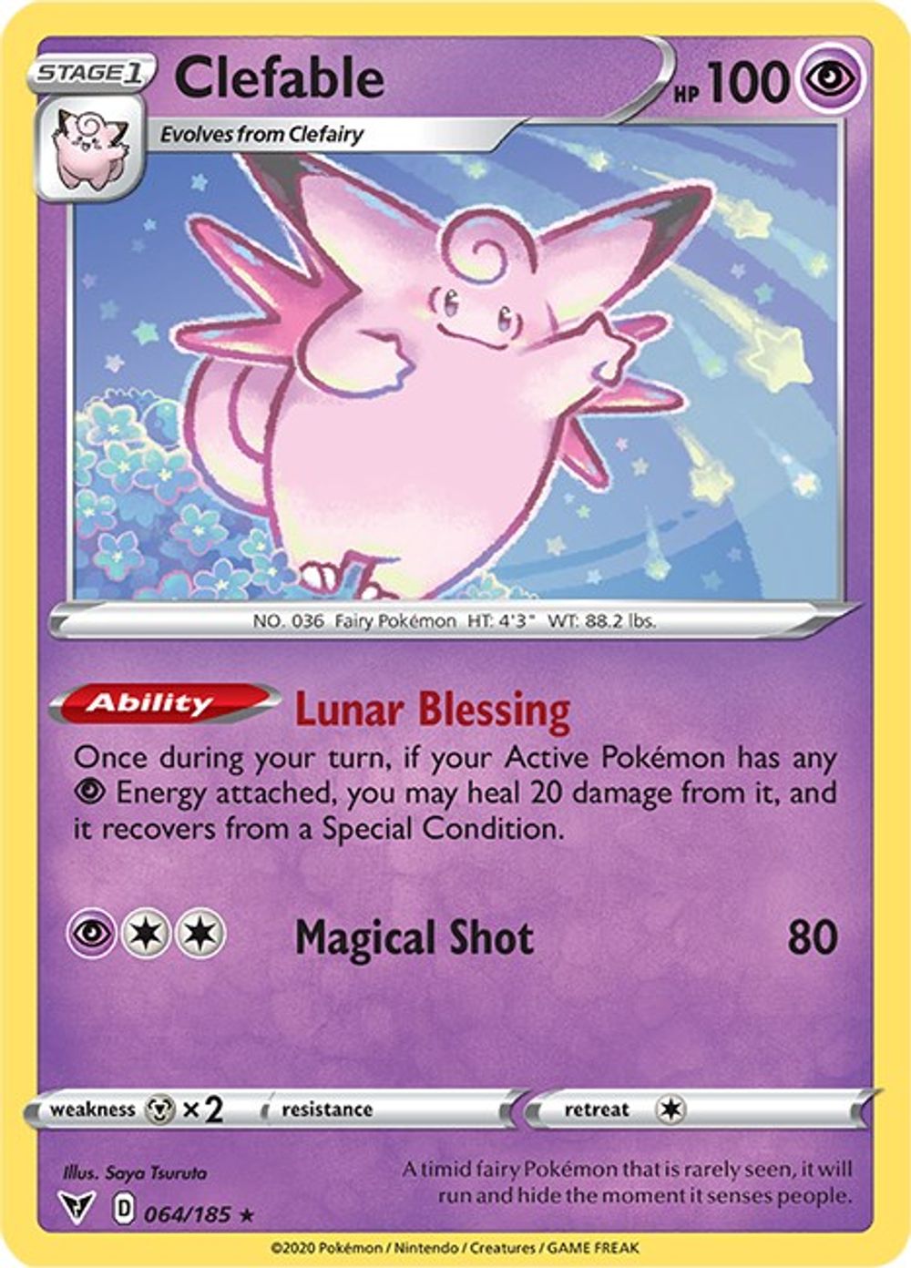 Clefable — SWSH04: Vivid Voltage
