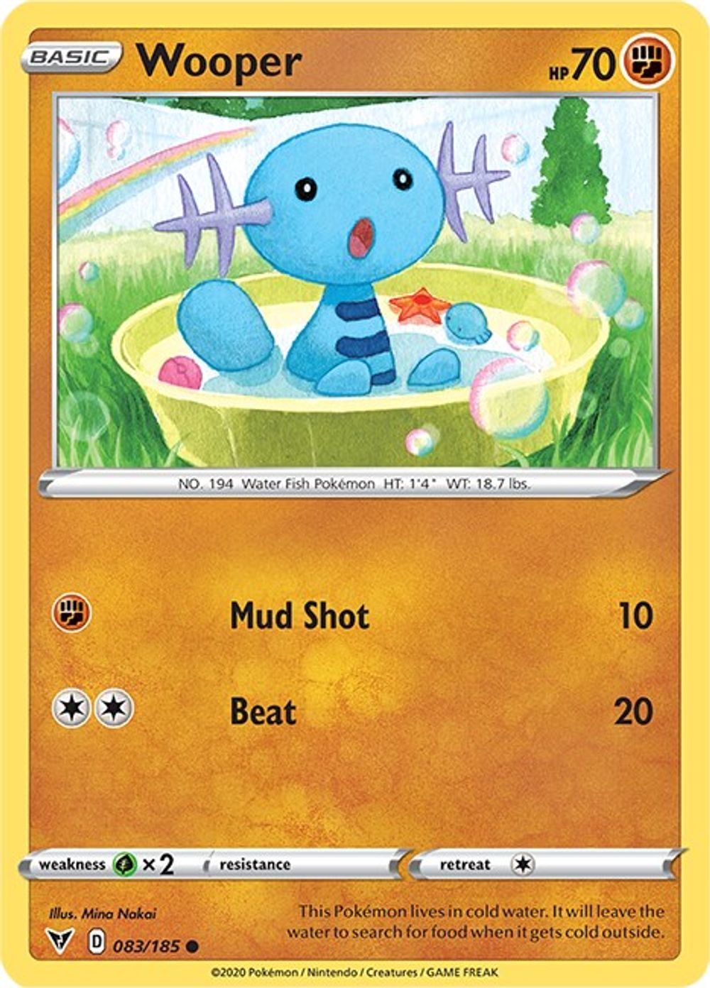 Wooper — SWSH04: Vivid Voltage