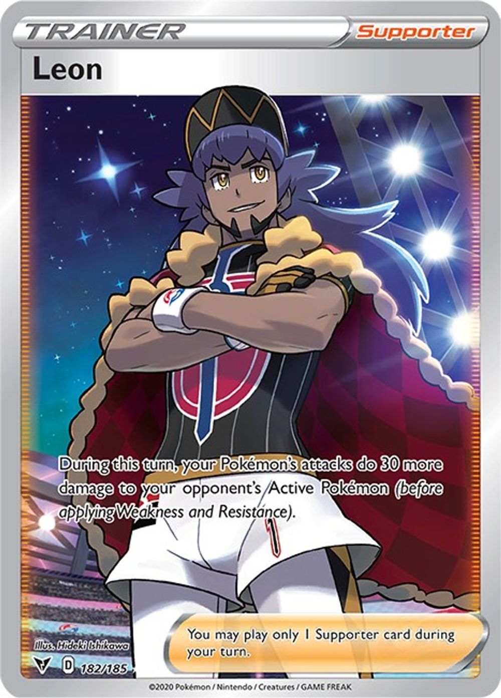 Leon (Full Art) — SWSH04: Vivid Voltage