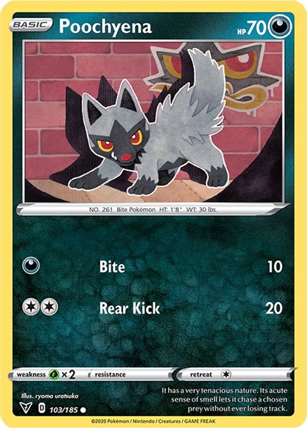 Poochyena — SWSH04: Vivid Voltage