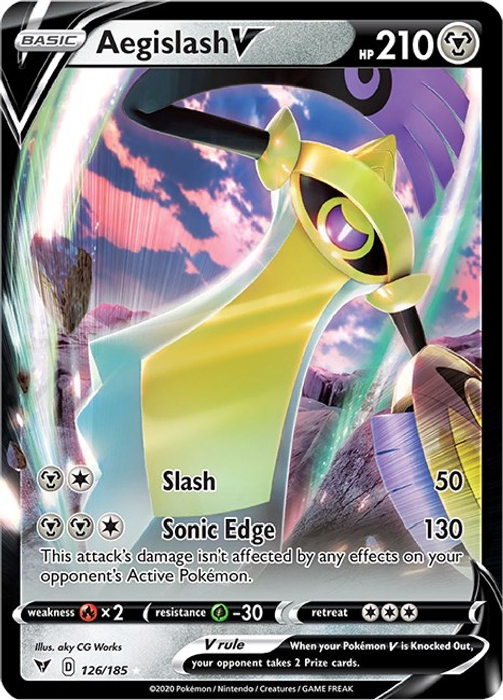 Aegislash V — SWSH04: Vivid Voltage