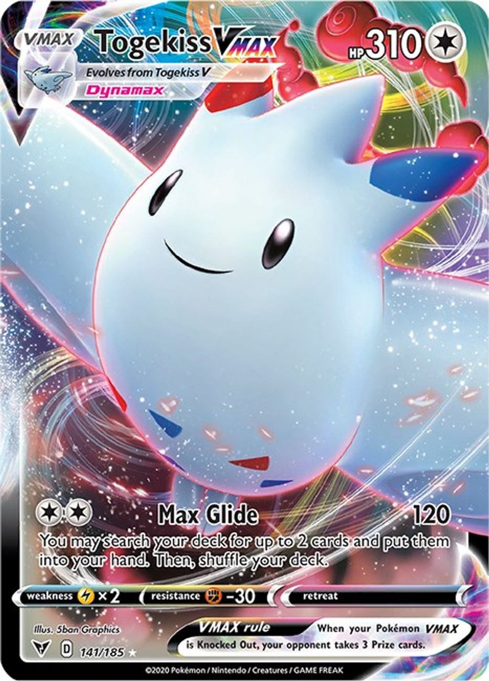 Togekiss VMAX — SWSH04: Vivid Voltage