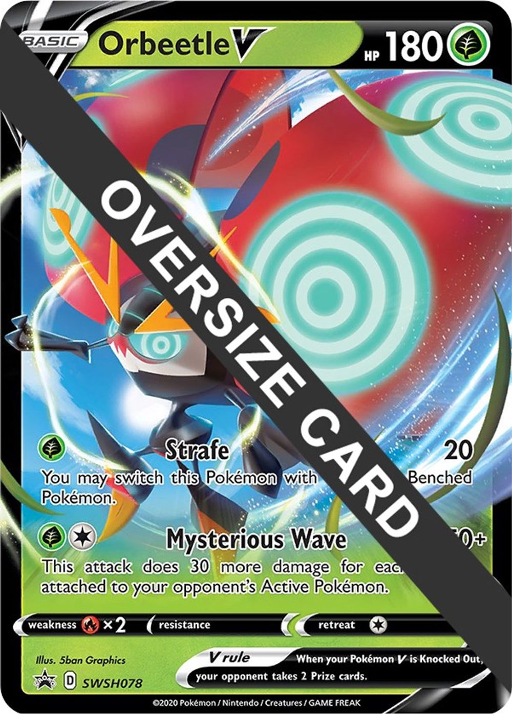 Orbeetle V - SWSH078 — Jumbo Cards