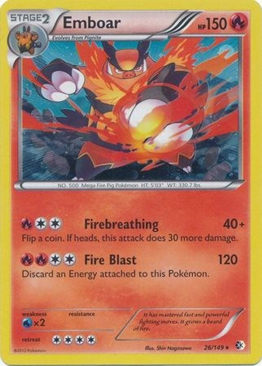 Emboar - 26/149 (Cosmos Holo) — Blister Exclusives